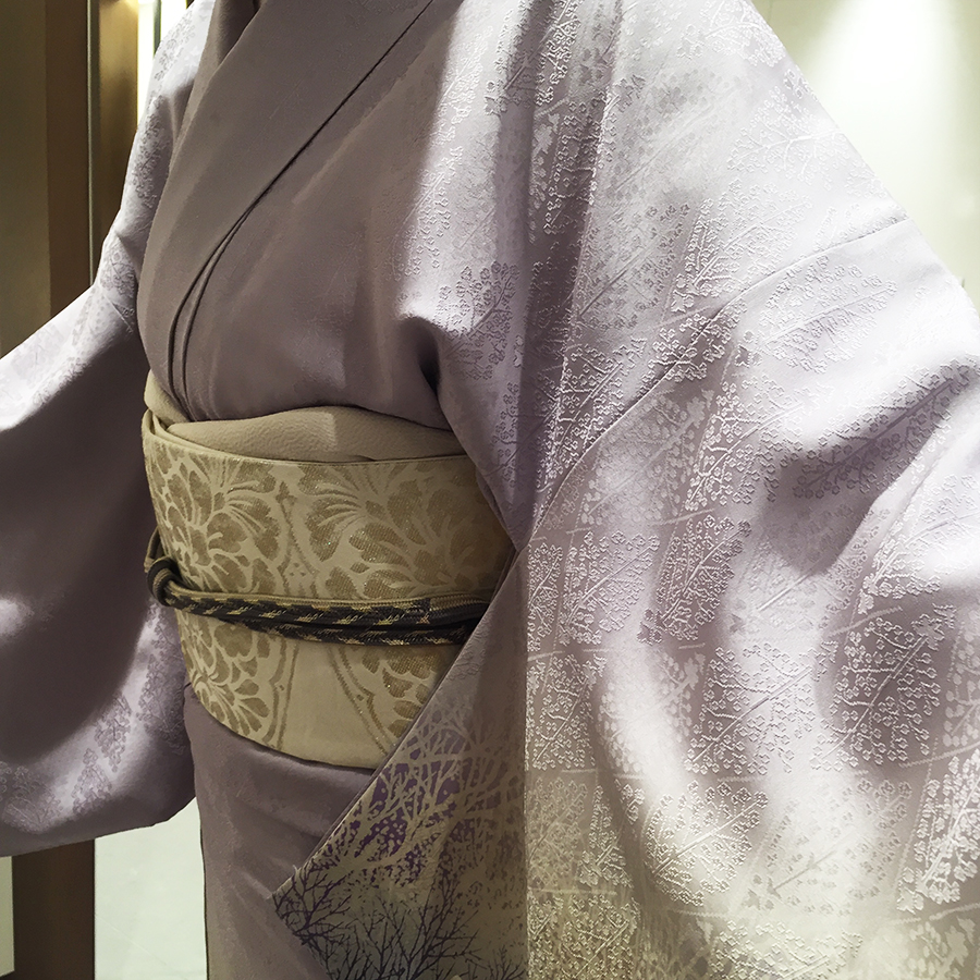 純国産絹又昔の色無地