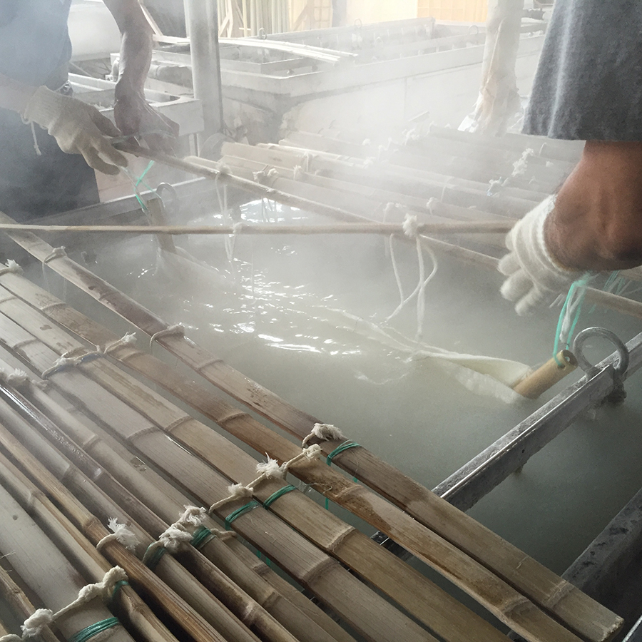 松岡姫 生糸 精練工程